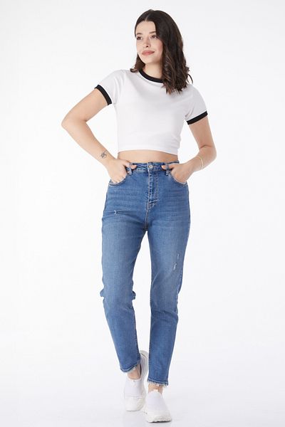 TOFİSA Laser Jeans Blue - 50001