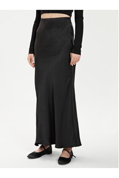 Gina Tricot Fustă maxi pentru femei 22969 neagră