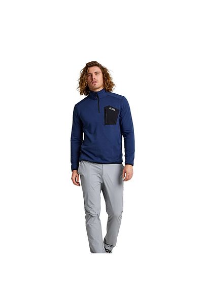 Slam Act Lgt Grid Fleece Men's Blue Fleece