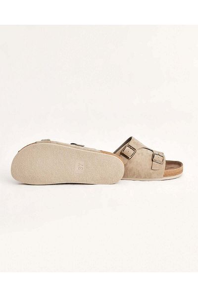 Chirpy Women's Double Buckle Summer Single Strap Slippers