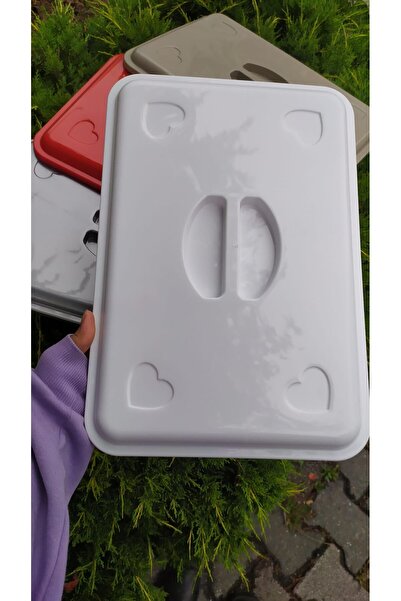 Kitchen Line Plastic Rectangular Pyrex Cover 1 Piece Brown