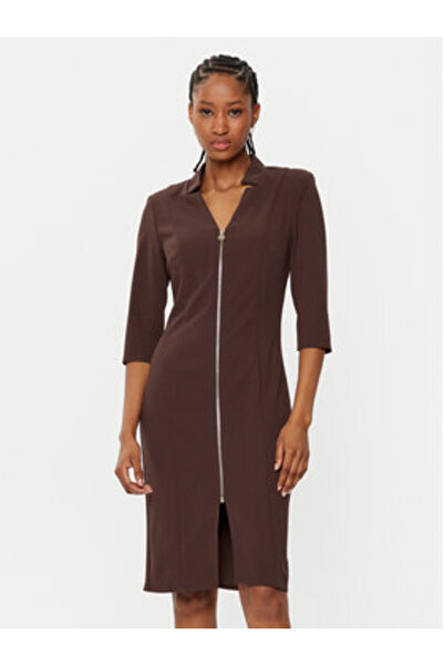 RINASCIMENTO Rochie de cocktail pentru femei CFC0121893003 maro