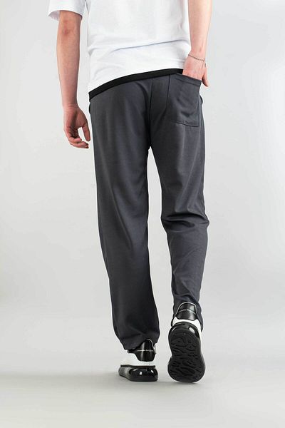 bombe Men's Fabric Canvas Blended Comfortable Fit Bagy Pants Fabric Belted Drawstring Lycra Pants