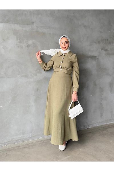 ENSA TESETTUR Lavin Skirt Suit Cream