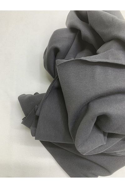 Yiğit Kumaş Smoked Flexible Baby Rib Combed Cotton Fabric, Piece 100X160 cm