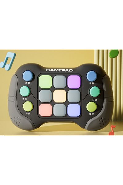 Flippy Interactive Toy, Console Type, 6 Function Buttons, 5 Game Modes, , 3 Years, Gray/Black