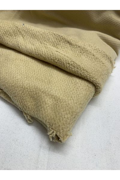 Yiğit Kumaş Less Raised 3 Yarn Fabric Piece 100X140 cm Beige