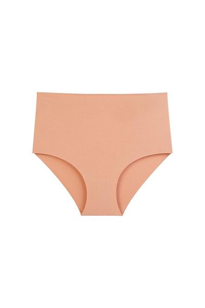 Nicoletta Extra High Waist Laser Cut Women's Polyester Panties - Flexible and Non-marking 5 Pack Mixcolor