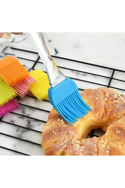 zola Perie de bucatarie din silicon, pentru decorarea prajiturilor, albastra, 16.5x3 cm