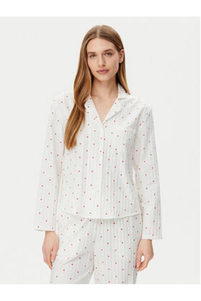 Hunkemöller hunkemoller Women's Pajama Top 301436 White
