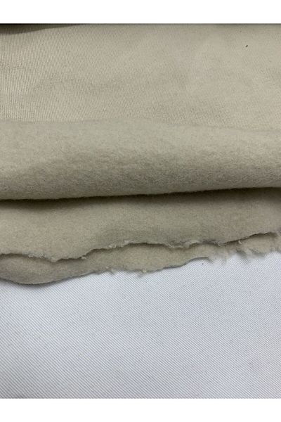 Yiğit Kumaş 3 Yarn Fabric with Raster, Piece 60X180 cm Beige