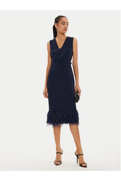 RINASCIMENTO Rochie de cocktail pentru femei CFC0120269003 bleumarin