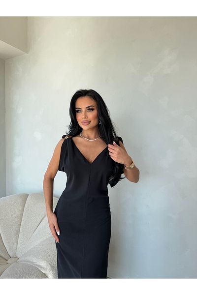 LİLA İSTANBUL Rochie de vară cu decolteu în V cu umăr