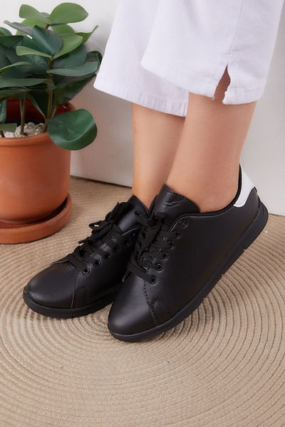 TOFİSA Women's Syh Black White Sports Shoes - 22076
