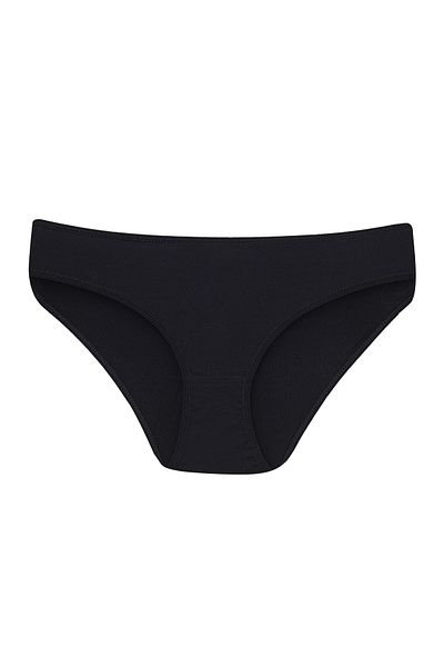 Arma Yıldız Chiloți pentru fete negri Pachet 3 100% bumbac