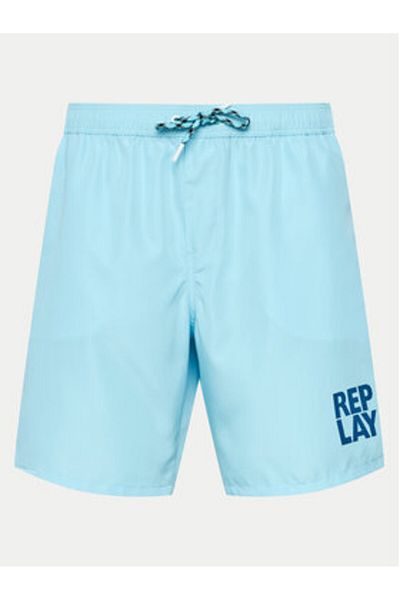 Replay Men's Swim Shorts LM1141.000.82972 Sky Blue