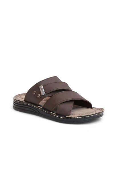 Konfores 2159 Full Anatomical Sole Men's Slippers Compatible for Daily, Umrah and Hajj
