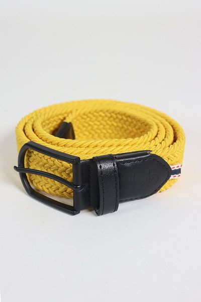 babbelt Elastic Knitted Unisex Belt Yellow
