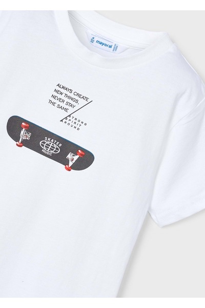 MAYORAL Boys Skateboard T-Shirt and Sweatpants, Red 3881 Kit