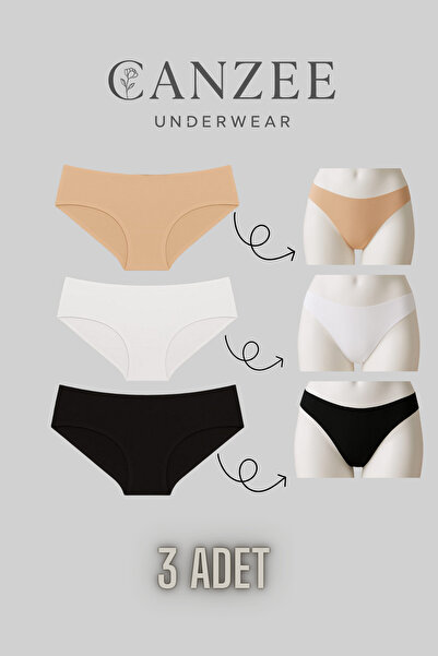 CANZEE Underwear Seamless Laser Cut Slip Panties – All-Day Comfort, Zero Trace