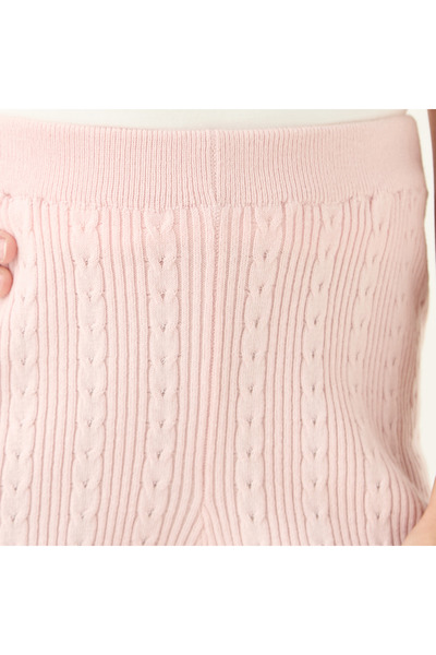 Juniors Textured Leggings With Elasticated Waistband