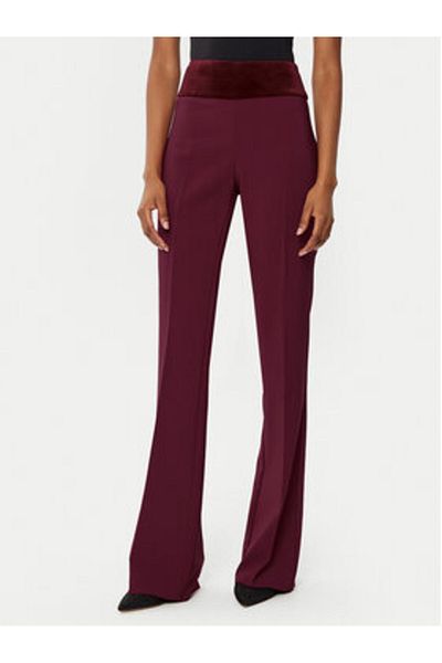 RINASCIMENTO Women's fabric trousers CFC0121874003 Burgundy