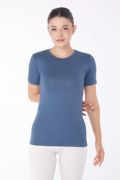 TOFİSA Short Sleeve T-Shirt Smoked - 25768
