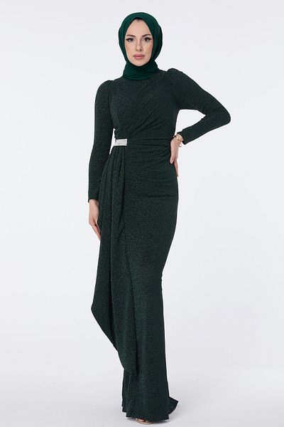 TOFİSA Večerní šaty Emerald - 23120