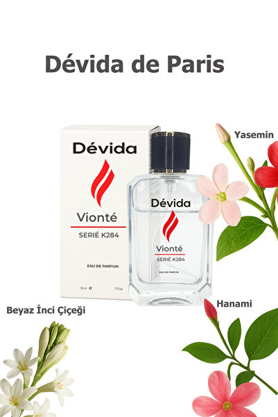 Devida Uzun Süre Kalıcı Kadın Parfüm Çiçeksi Günlük Fresh Edp Vionté Serisi K284
