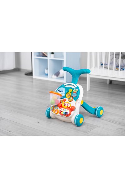 TOYZ by Caretero Premergător și masă de joacă educațională 2 în 1 pentru bebe...
