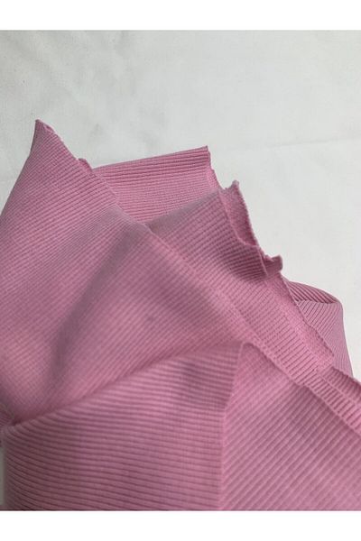 Yiğit Kumaş Pink Camisole (Ribana) Fabric, Piece 105X120 cm