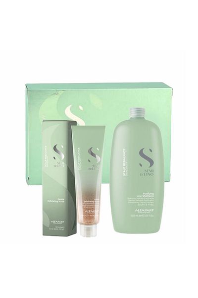 Alfaparf Milano Scalp Rebalance Anti-dandruff Set Shampoo 1000 ml Exfoliant 150 ml