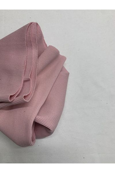 Yiğit Kumaş Camisole (Ribana) Fabric, Piece 30X140 cm Pink