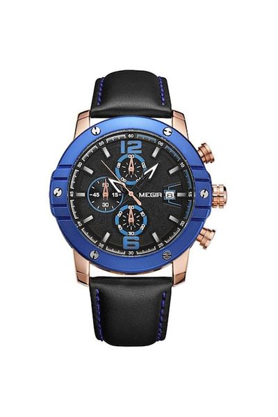 Megir North Pole Blue Men's Watch