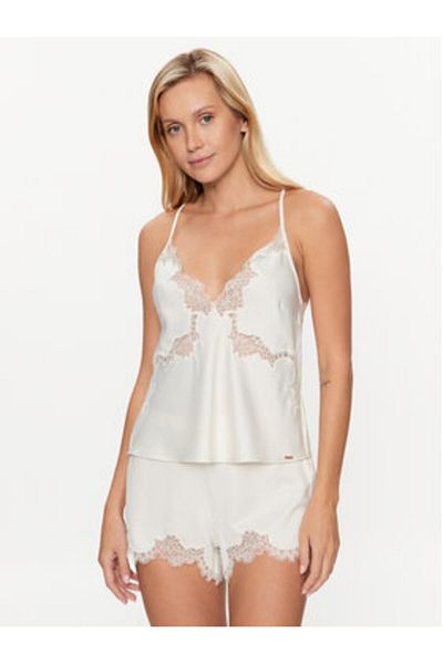 Hunkemöller hunkemoller Women's Pajama Top 202333 White