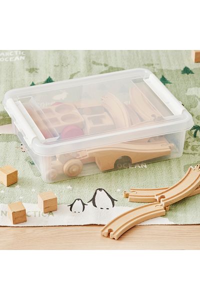 Orthex Storage and organization box, with lid, SmartStore Home 14, BPA-free plastic, 40x30x11 cm