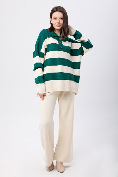 TOFİSA Knitwear Tunic Trousers Green - 23895