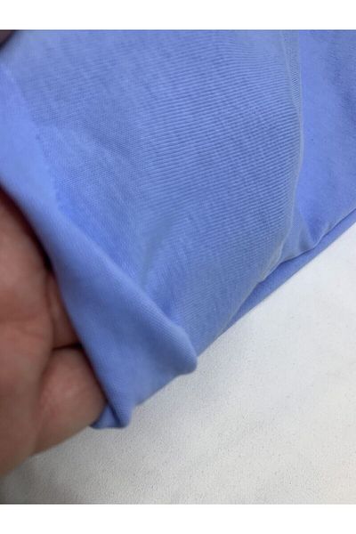 Yiğit Kumaş Blue Tok Single Jersey Fabric, Piece 235X200 cm
