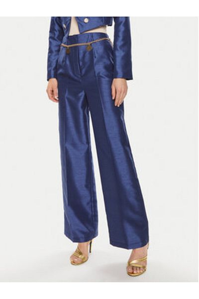 RINASCIMENTO Pantaloni din material textil pentru femei CFC0117559003 Bleumarin