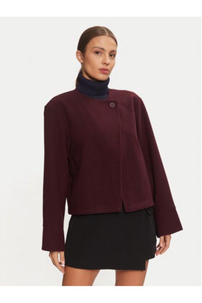 Gina Tricot Women's Jacket 22836 Burgundy