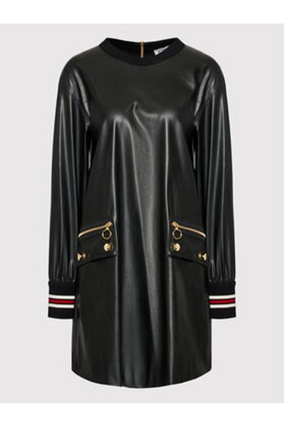 Iceberg Women's Faux Leather Dress H131 2829 9000 Black