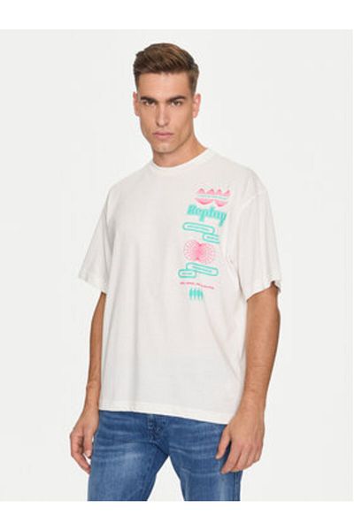 Replay Men's T-Shirt MMG334.000.23454 White