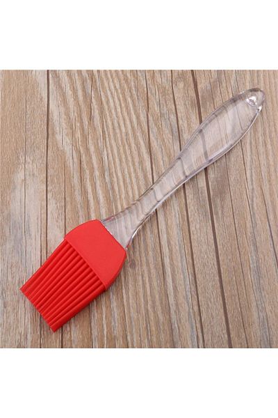 zola Silicone brush, for the kitchen, resistant from -40 to +180 degrees Celsius, 22 cm, red