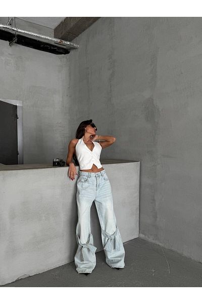 Joana Blugi Damă Oversize Albastri Zuleyka
