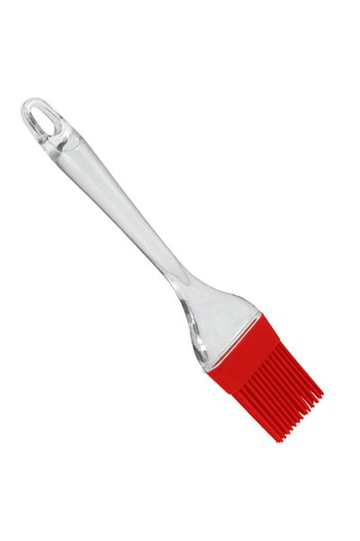 zola Silicone brush, for the kitchen, resistant from -40 to +180 degrees Celsius, 22 cm, red