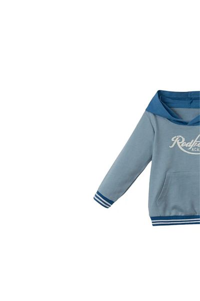 Lolons Hooded Baby Boy Double Set Light Blue