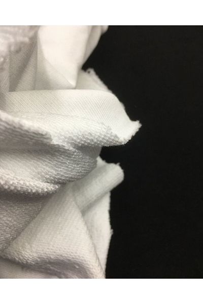 Yiğit Kumaş 3 Yarn Fabric Combed Piece 80X180 cm White