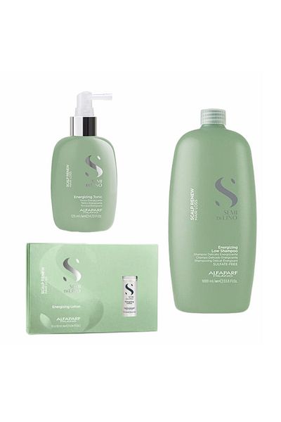 Alfaparf Milano Anti-hair loss set Alfaparf Milano Scalp Energizing Shampoo 1000ml + Tonic 125ml + Lotion 12x10ml