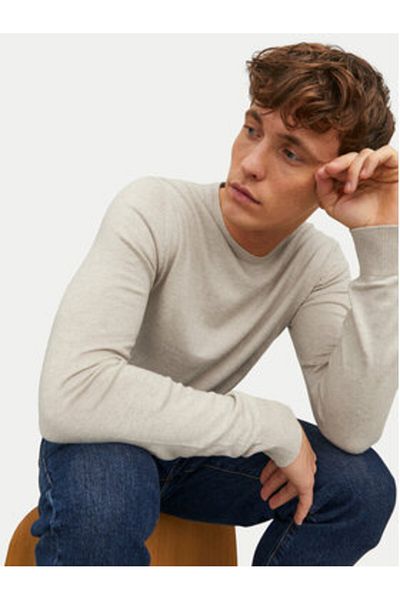 Jack & Jones jack jones Mens Sweater 12208364 Beige