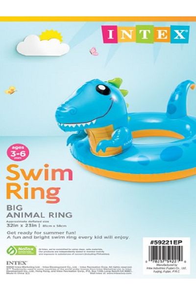 Intex Animal-Themed Inflatable Pool Rings – Fun Floating Swim Tubes